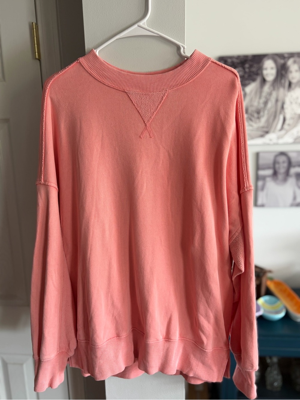 Women's Aerie Crewneck Sweatshirt - Coral